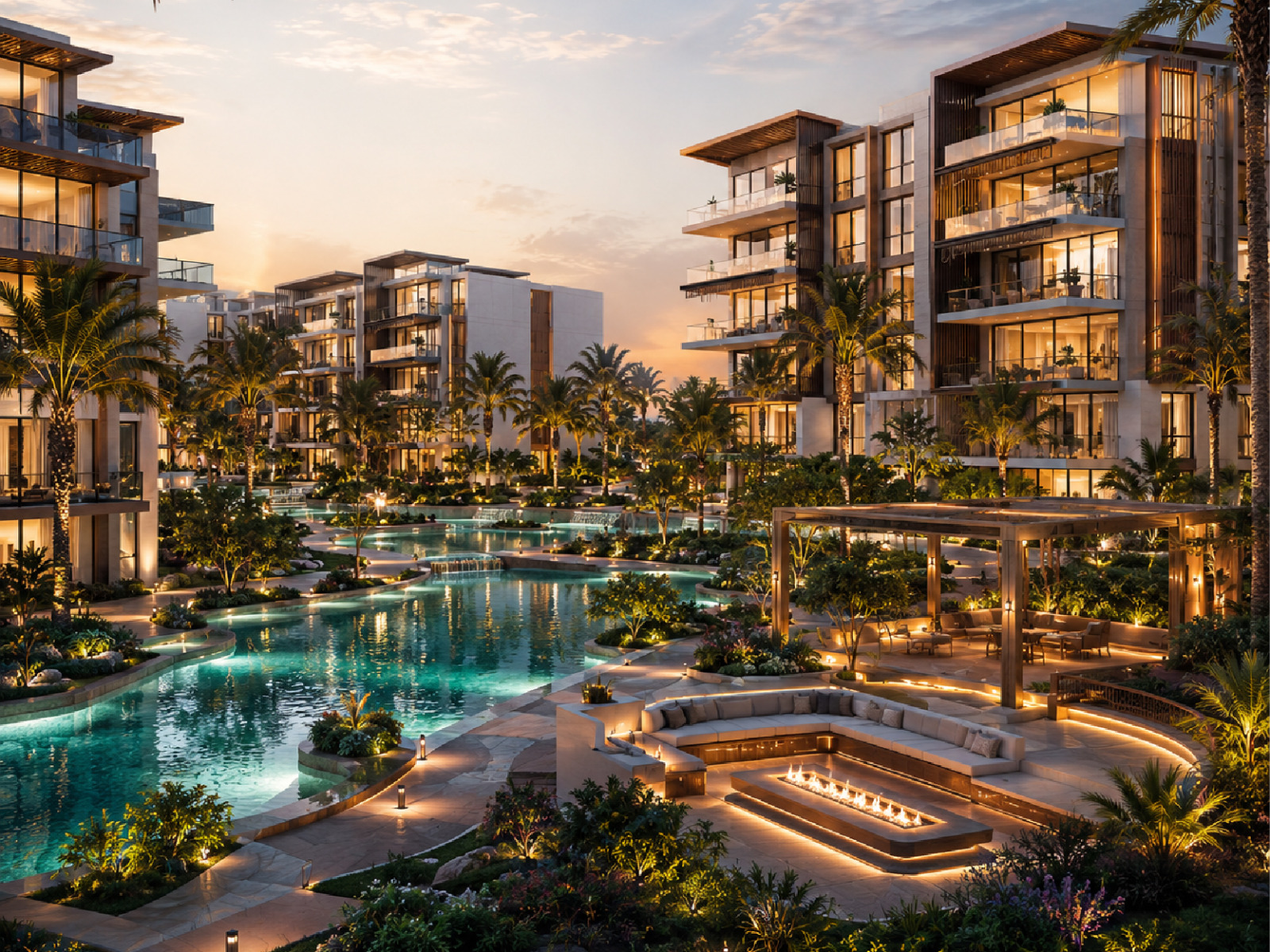 large residential development project supplied by Al Wakil Building Materials Trading LLC Sharjah UAE — مشروع سكني كبير الإمارات