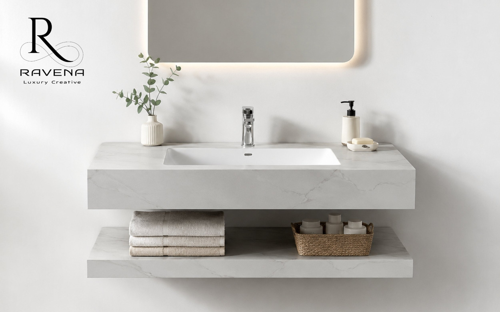 Ravena countertop wash basin Dubai
