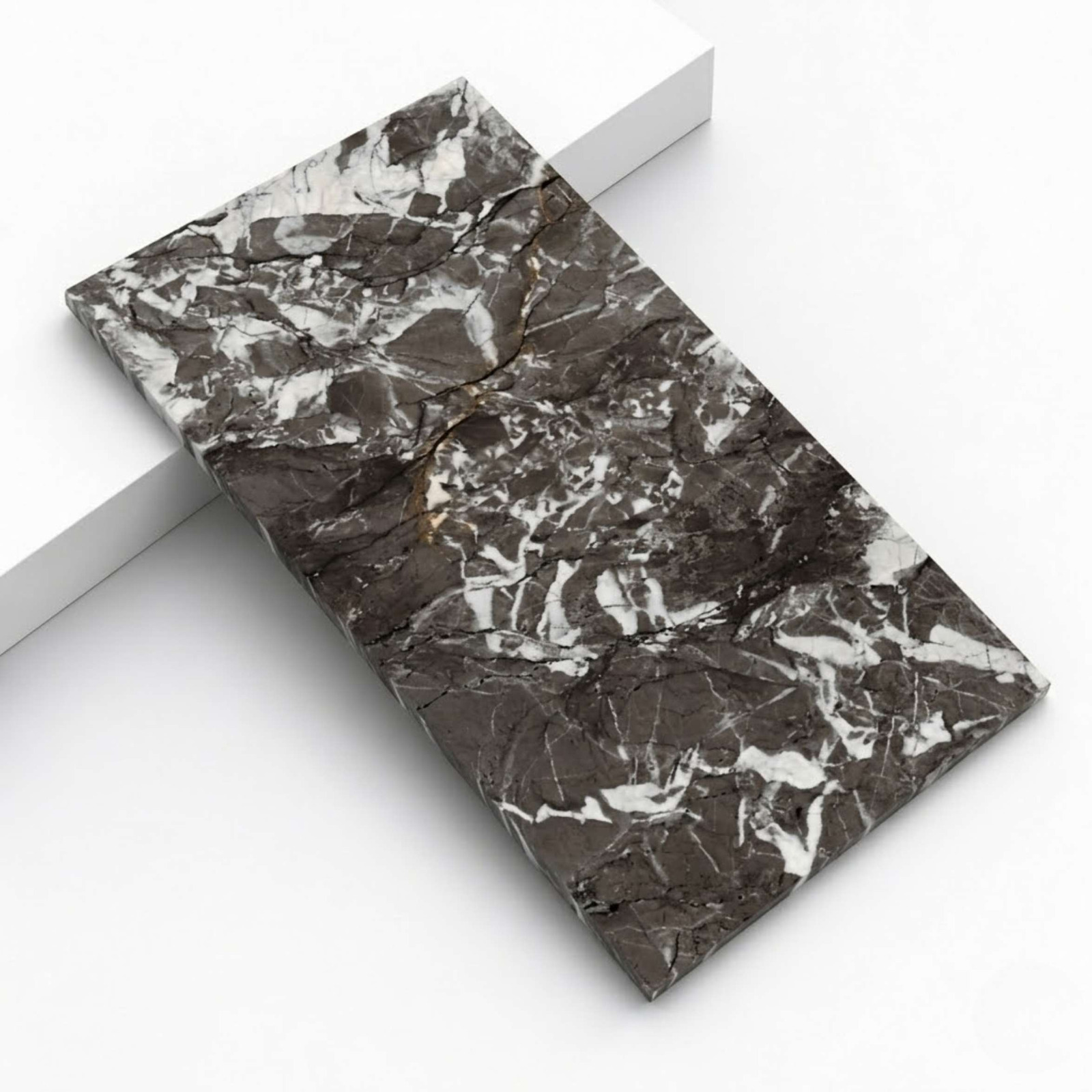 Dark grey marble tile